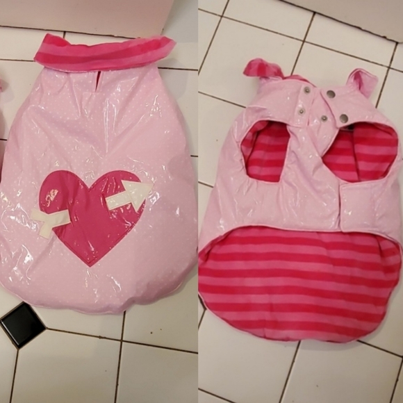 Frou-Frou Other - ●SOLD● Frou-Frou 💝 Valentine Heart Pink dog coat